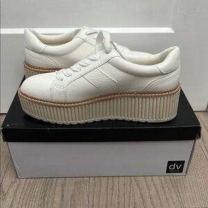 DV by Dolce Vita Women's White Platform Sneakers